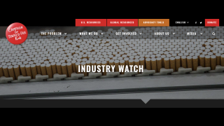 Preview image of Campaign for Tobacco-Free Kids Industry Watch website page